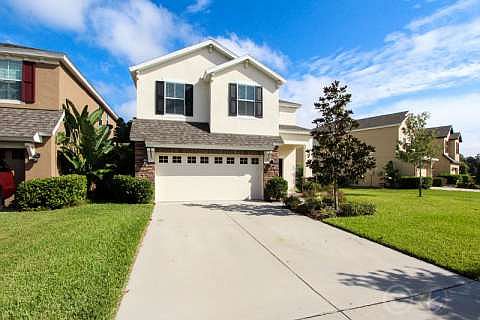 Front Elevation with 2 Car Garage