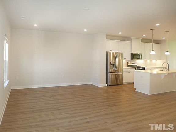 Living room view of kitchen