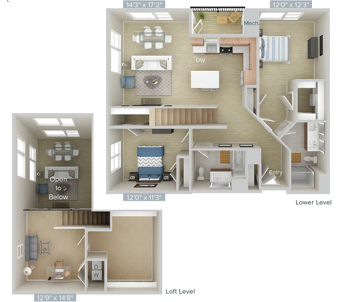 Floor plan B8LS-1545