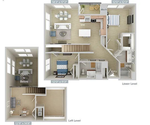 Floor plan B8LS-1406