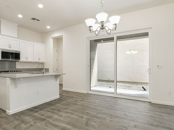 Roomy dining area