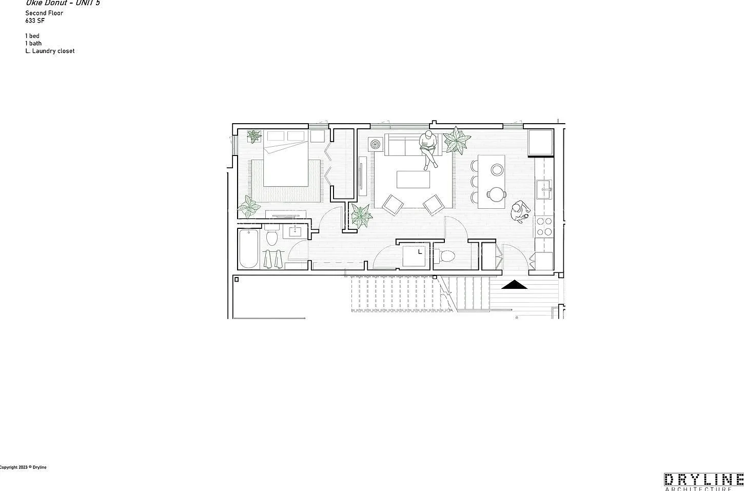 1 bed, 1.0 bath, 633 sqft, $1,425 — Photo 4