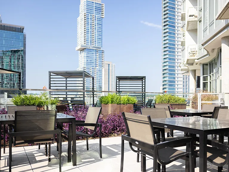Pool deck seating