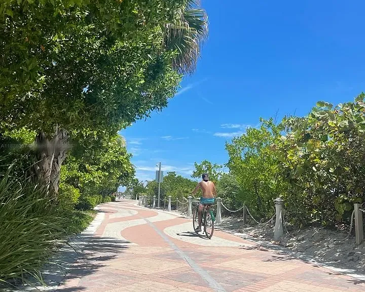 Our beach walk is a nine-mile oceanfront pedestrian promenade perfect for joggers, cyclists, and leisurely strolls.