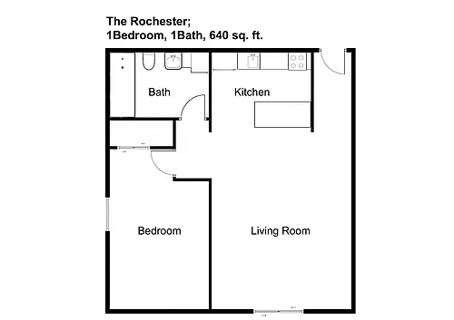 Floor plan The Rochester