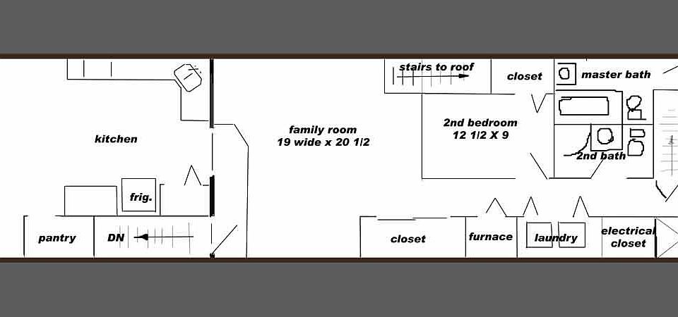 The floor plan