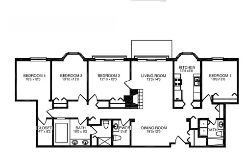 Floor plan 1700 4G