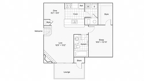 Floor plan Barclay