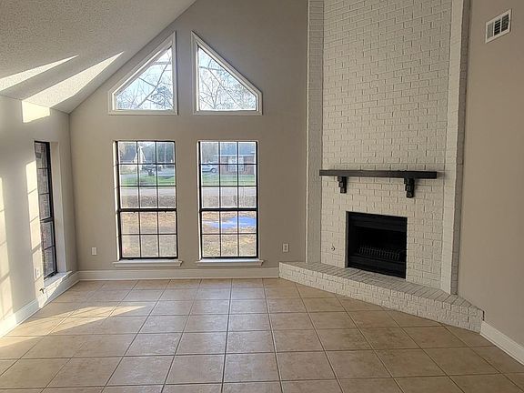 Cathedral Ceilings, Wood Burning Fireplace