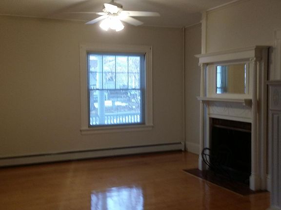 view of living room from dining room