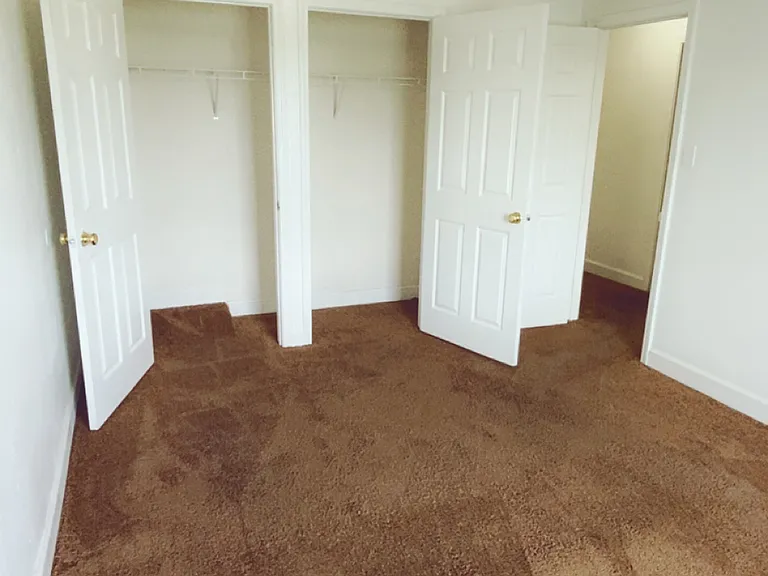 2 & 3 bedroom units: Master bedroom with double closets