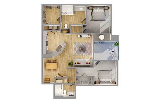 Floor plan B3