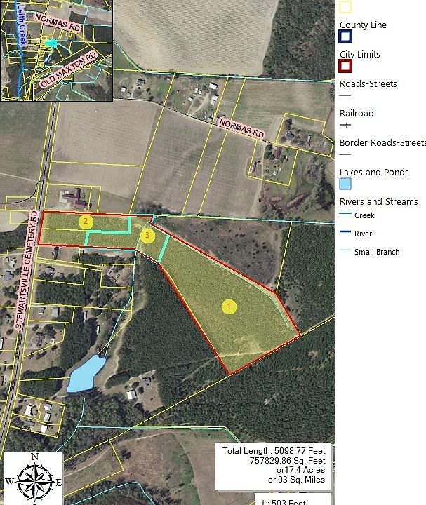 1st image of 0 Stewartsville Cemetery Rd Lot 1-2-3