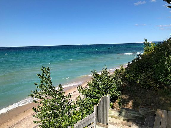 View north from the bluff