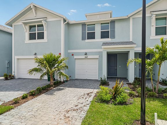 Exterior of the Pompano floorplan at 347 Salisbury Circle