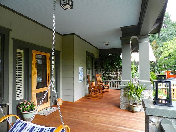 Large inviting front porch... perfect place to meet your neighbors