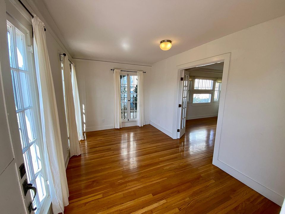 Front bedroom with French doors