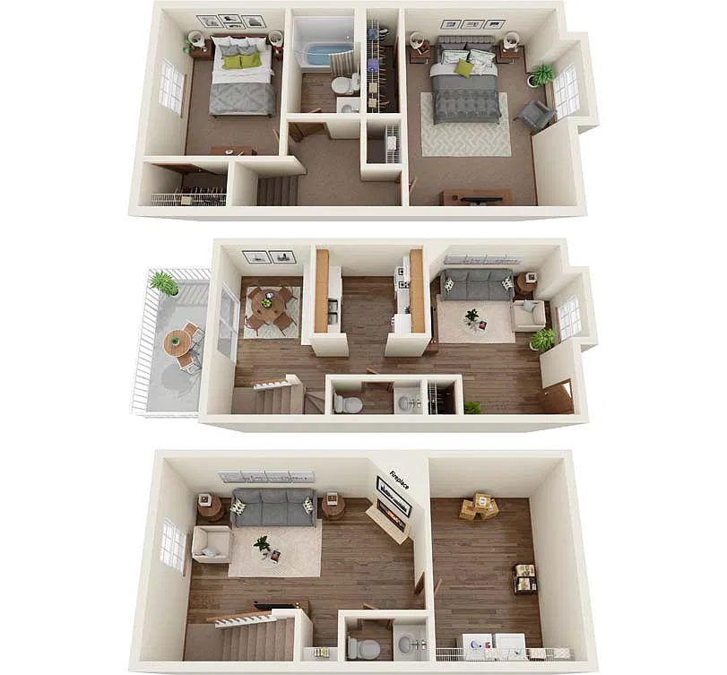 Floor plan Townhome