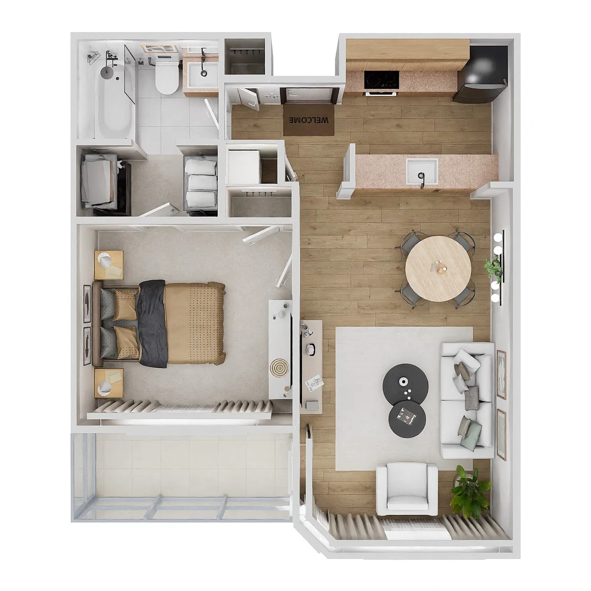 Floor plan A2B
