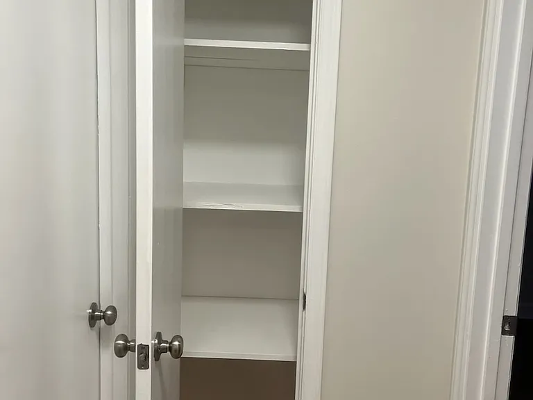 Hall linen closet
