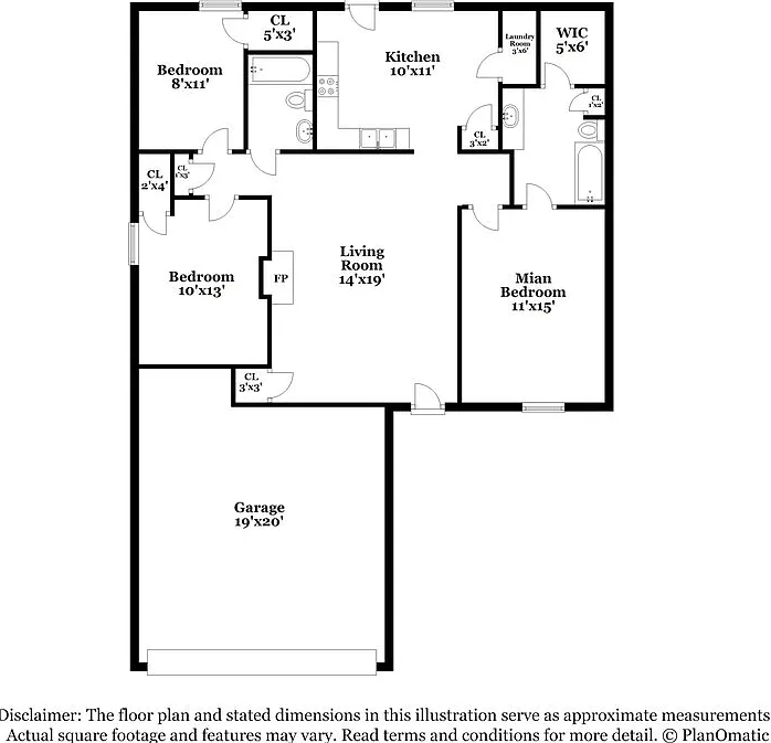 3 bed, 2.0 bath, 1248 sqft, $2,300 — Photo 2