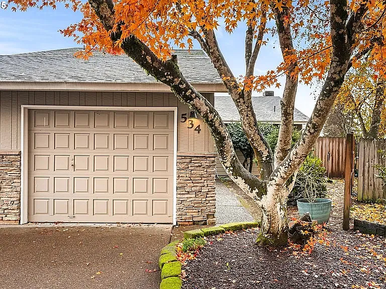 Entrance and Garage