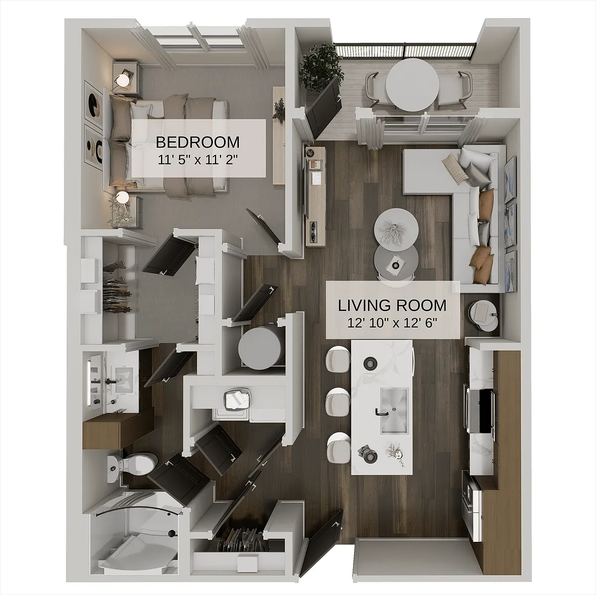 Floor plan Canyon Crest (A1E)