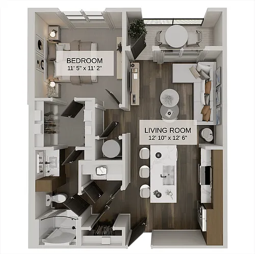 Floor plan Canyon Crest (A1E)