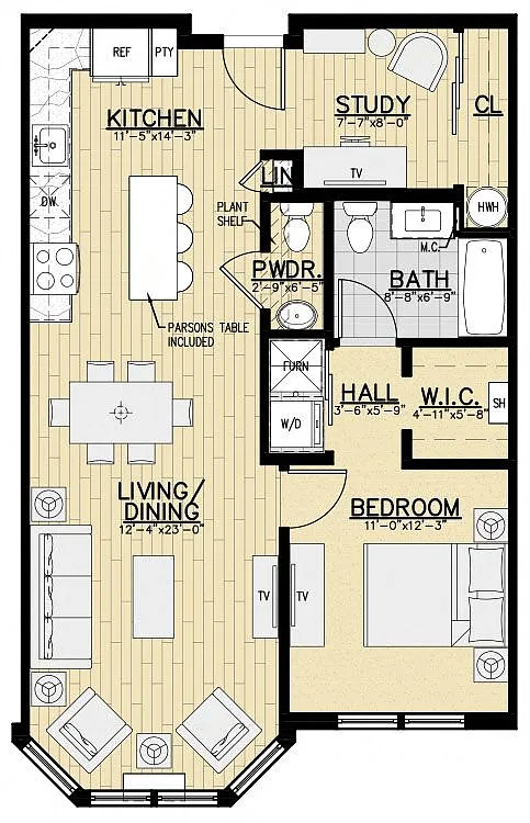 Floor plan C1