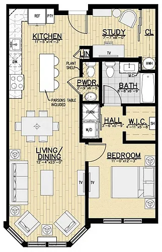 Floor plan C1