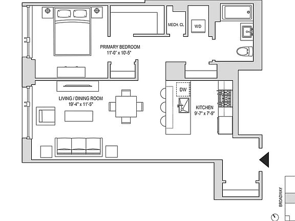 2nd image of 218 W 103rd St #2C