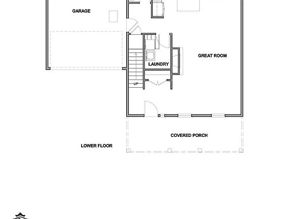1663 Charlotte Floorplan - Main Level