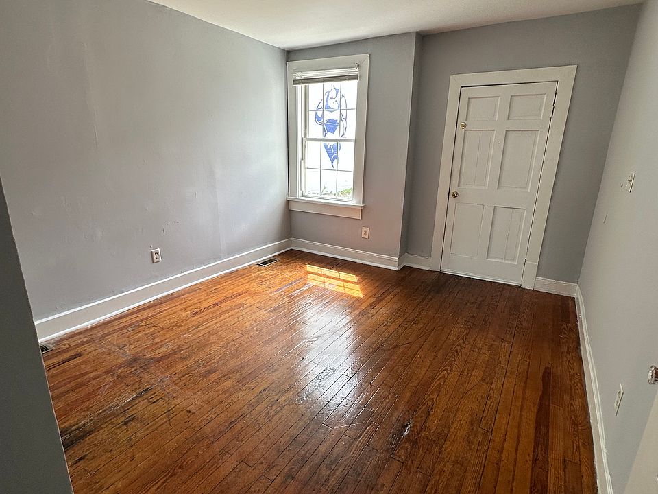 Looking at front door from the hall