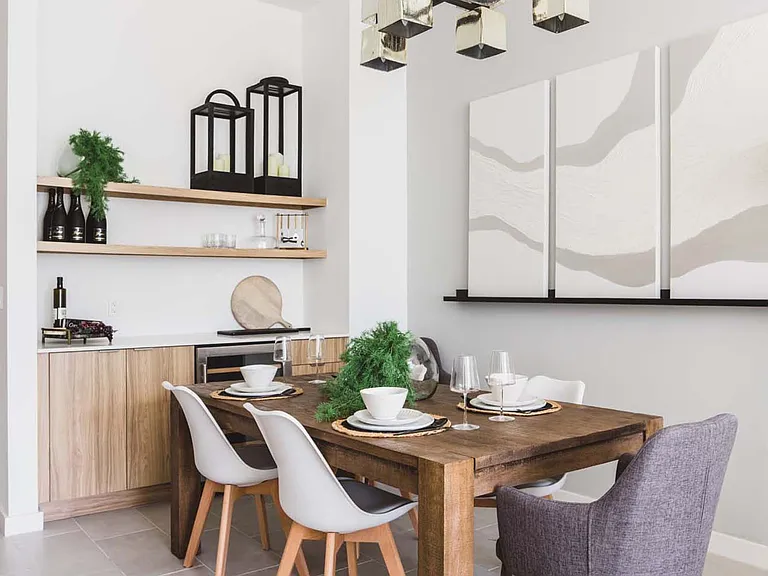 Your spacious home has an open floor plan, perfect for entertaining