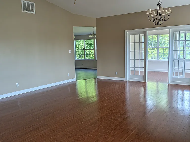 living room facing kitchen