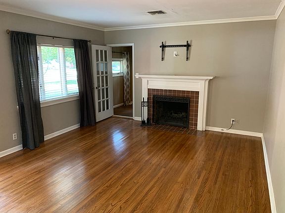Living room with door into separate study