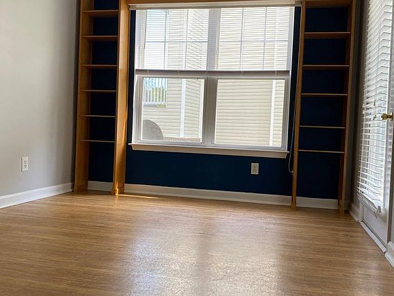 Dining Area with built in shelves