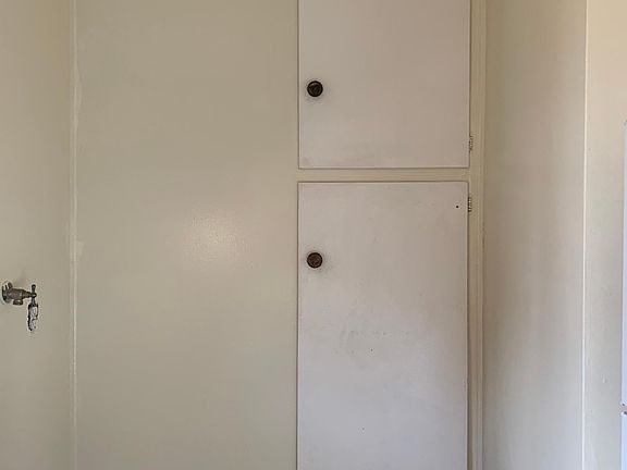 Laundry hook up area