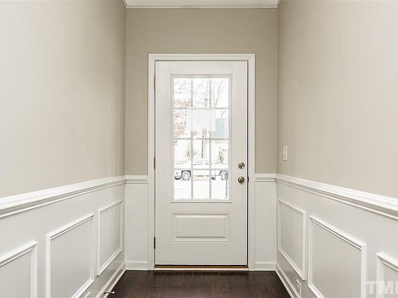 Front foyer/entrance into the home.  Really shows off the floors and molding
