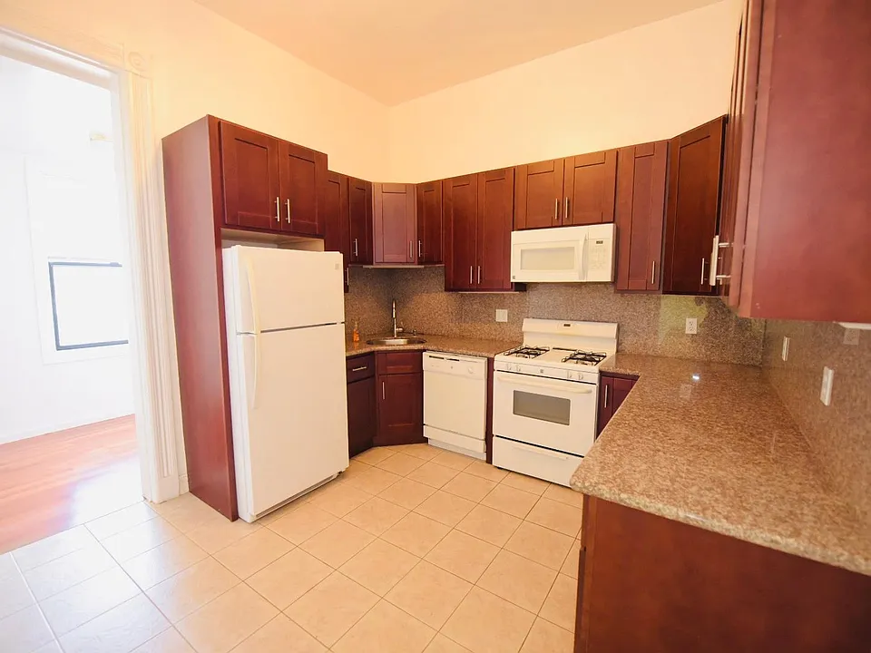 Large kitchen with granite counter top, new cabinets. newer appliances, plenty of counter space, lighting and multiple outlets for all your appliances.