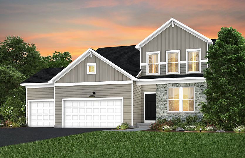 Linwood Farmhouse Exterior Elevation