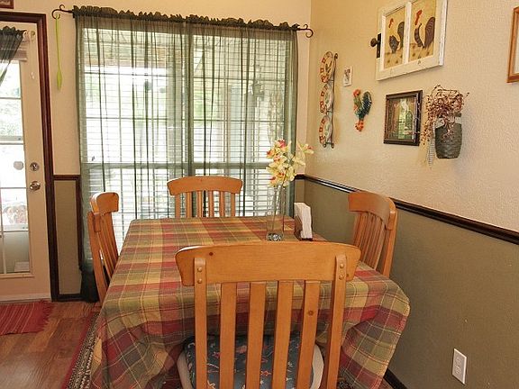 Bright dining area
