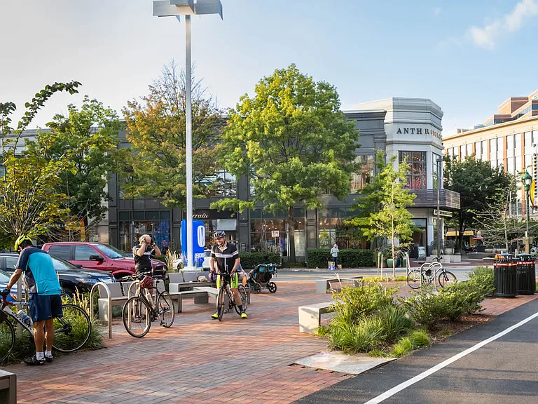 Luxury shopping experiences at Bethesda Row.