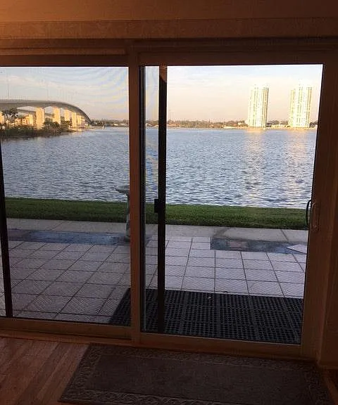view from sliding doors