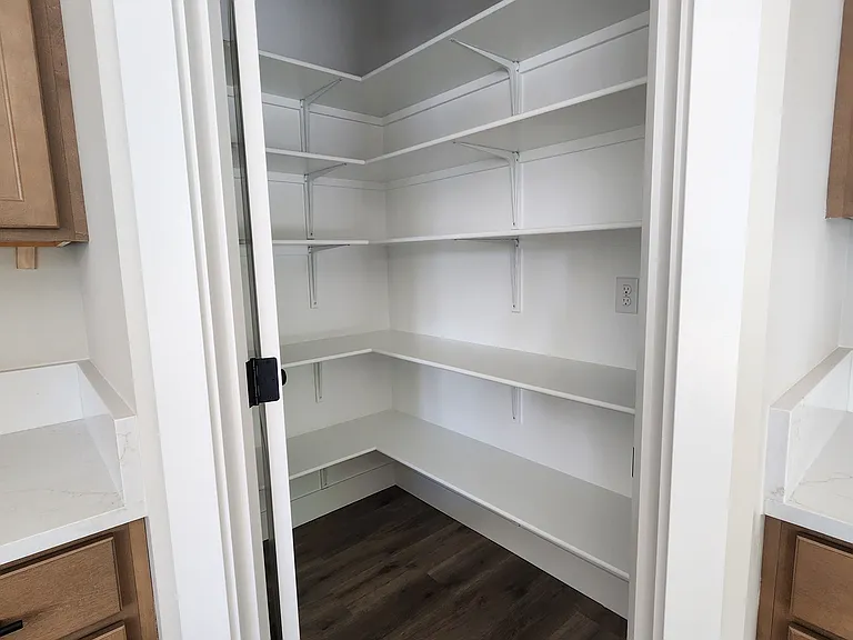 Large pantry with plenty of storage space