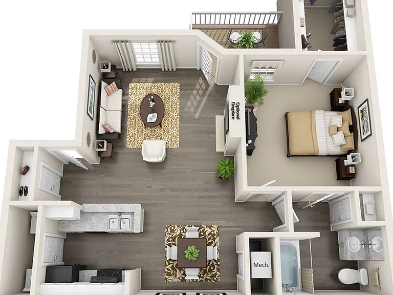 1 Bedroom | 1 Bath | 950 SF 1 Bedroom | 1 Bath | 950 SF