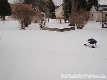 Back Yard : Nice size lot .