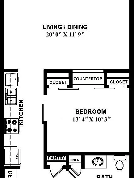 Jones Grant Urban Flats - S1 - 1 Beds - 1 Baths - 680 Sq. ft.