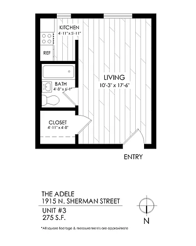 Floor plan Studio