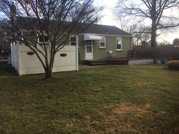 Backyard, deck and backdoor
